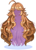 Costume Wild Long Hair (Brown)