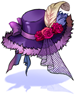 Costume Lady's Feather Hat