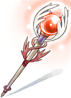 Crimson Two-Handed Staff