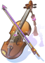 Metallic Vibration Booster Violin