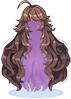 Costume Wild Long Hair (Black)