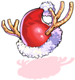Rudolph Santa Hat