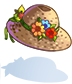 Costume Flower Summer Hat
