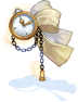 Costume Pocketwatch Hair Ornament