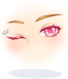 Costume Blinking Small Eyes