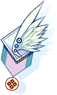 White Wing Brooch