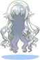 Costume Flowing Long (Silver)