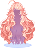 Costume Wild Long Hair (Pink)