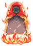 Rune Manteau of Flame