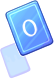 Blue 0 Card