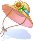 Costume Hooked Straw Hat