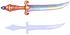 Costume Dagger In Mouth