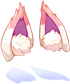 Costume White Fox Ears