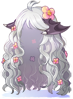 Costume Nydhoggur Wig (White)