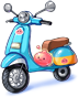 Costume Poring Scooter