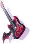 Costume Diabolic Rock Guitar
