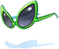 Costume Alien Sunglasses (Green)