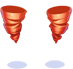 Costume Roll Twin(Red)