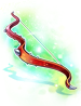 Scarlet Leather Dragon Bow-LT