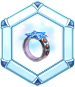 Printed Snow Flower Ring