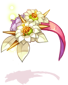 Costume Cactus Flower Corsage