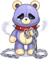 Chained Teddy Bear