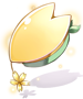Yellow Cherry Blossom Hat