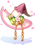 Costume Sakura Witch Hat