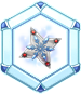 Printed Glacier Huuma Shuriken