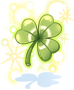 Happy Three Leaf Clover
