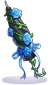 Costume Blue Rose Parasol