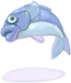 Evolved Blue Fish