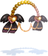 Costume Gothic Heart Wing