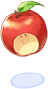 Apple with a bite