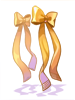 Costume Pale Yellow Ribbon (Lower)