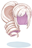 Costume Side Roll Pony (White)