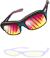 Costume Blind Glasses