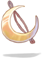 Costume Crescent Hairpin